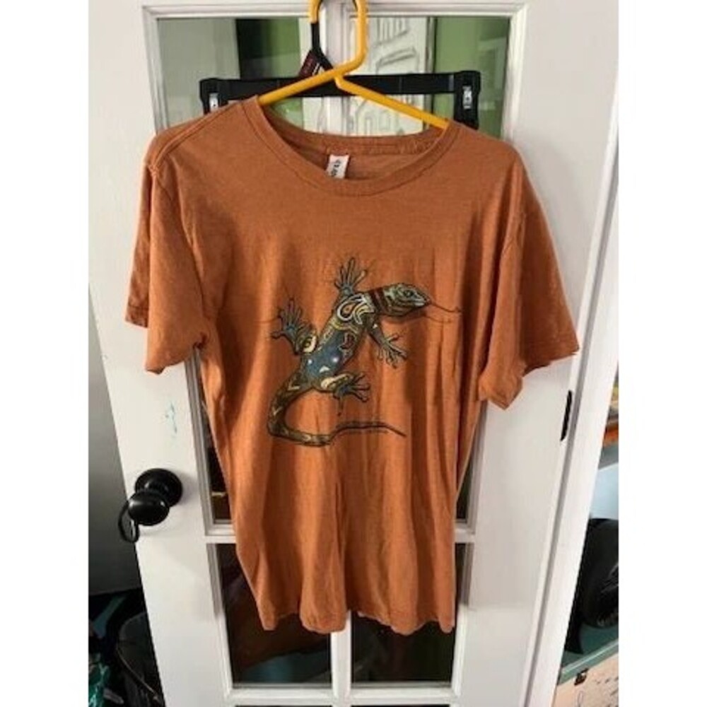Tultex Lizard Graphic T-Shirt Size M